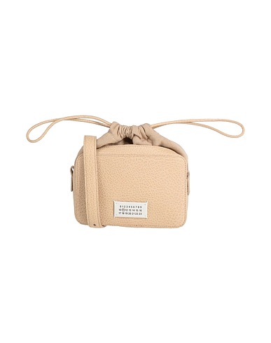 MAISON MARGIELA Borsa a tracolla Beige 100% Pelle di bovino, Cotone, Poliestere, Altre Fibre, Metallo
