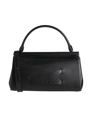 MAISON MARGIELA Borsa a mano Nero 100% Pelle di bovino, Zinco, Alluminio, Rame, Ottone
