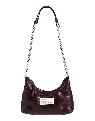 MAISON MARGIELA Shoulder bag Plum 100% Ovine leather