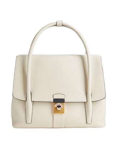MAISON MARGIELA Handbag Beige Leather, Textile fibers
