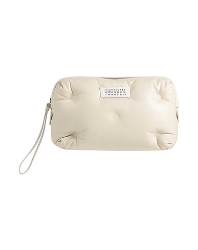 MAISON MARGIELA Handbag Light grey 100% Ovine leather, Zinc, Brass, Aluminium