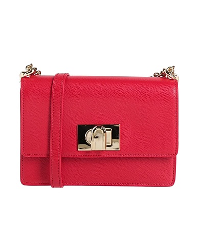 FURLA Across-body bag Red 100% Leather