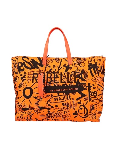 RƎBELLE Handbag Orange 100% Cotton