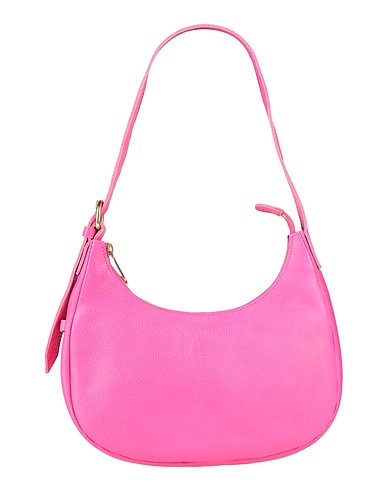 IL BISONTE Bolso de hombro Fucsia Cuero