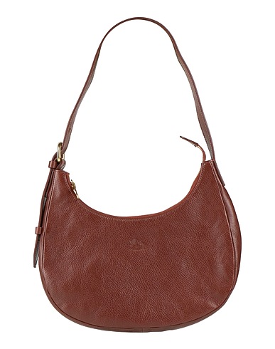 IL BISONTE Shoulder bag Dark brown Leather