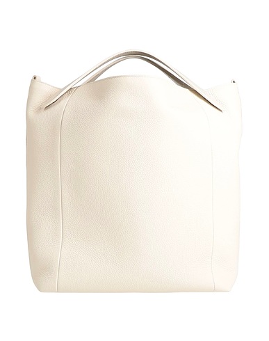 MAISON MARGIELA Schultertasche Elfenbein 100% Hirschleder, Rindsleder, Zink, Aluminium, Kupfer