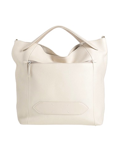 MAISON MARGIELA Τσάντα ώμου Off white 100% Δέρμα ελαφιού, Δέρμα βοοειδών, Ψευδάργυρος, Αλουμίνιο, Χαλκός