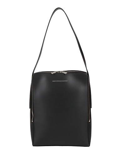 MM6 MAISON MARGIELA Shoulder bag Black 100% Cow leather, Zinc, Aluminium, Copper, Cotton