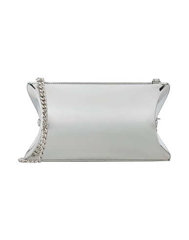 MM6 MAISON MARGIELA クロスボディバッグ シルバー 牛革 100% / 鉄