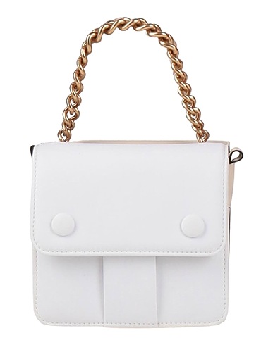 MAISON MARGIELA Handbag White 100% Goat skin, Cotton, Zinc, Aluminium, Ramie