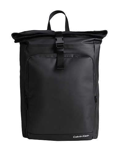 CALVIN KLEIN Rucksacks Black 98% Recycled polyester, 2% Polyurethane