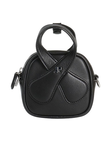 COURRÈGES Handbag Black 100% Cowhide