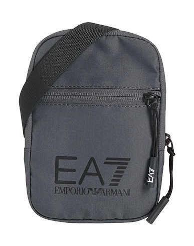 EA7 Cross-body bags Charcoal 100% Polyester