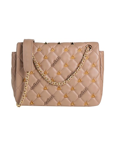 GAëLLE Paris Borsa a tracolla Nocciola 100% Poliuretano, Poliestere