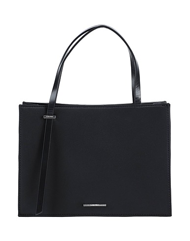 CALVIN KLEIN Handbag Black 86% PES - Polyethersulfone, 14% Leather
