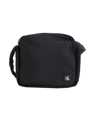 CALVIN KLEIN JEANS Across-body bag Black 100% Recycled polyester