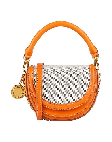 STELLA McCARTNEY Handbag AVORIO 92% Cotton, 8% Acrylic, Polyurethane, Polyamide, Polyester