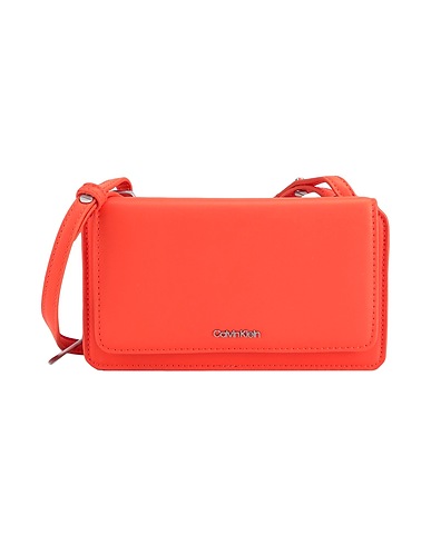 CALVIN KLEIN Across-body bag Orange 51% Recycled polyester, 49% Polyurethane