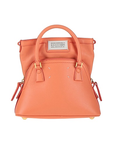 MAISON MARGIELA Handbag Salmon pink 100% Goat skin, Cow leather, Brass, Zinc, Aluminum