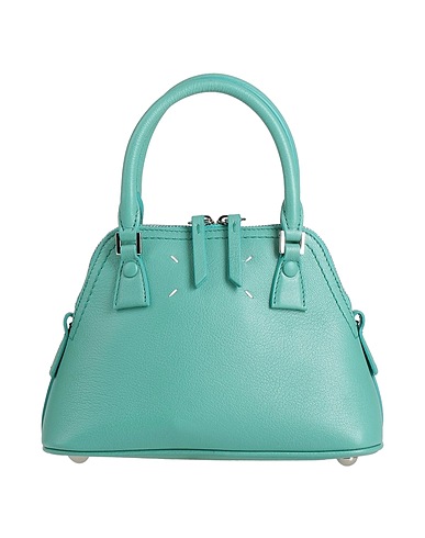 MAISON MARGIELA Handbag Turquoise 100% Goat skin, Cow leather, Brass, Zinc, Aluminium