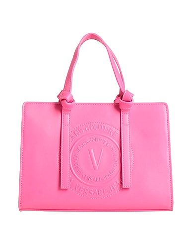 VERSACE JEANS COUTURE Handbag Fuchsia 100% Polyester, Polyurethane resin
