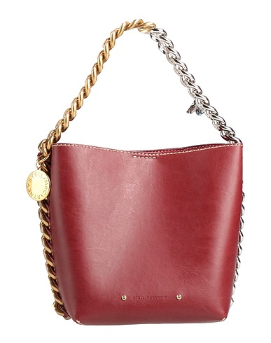 STELLA McCARTNEY Handbag Burgundy 70% Polyurethane, 15% Polyamide, 15% Polyester