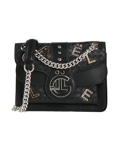GAëLLE Paris Borsa a tracolla Nero 100% Poliuretano, Poliestere