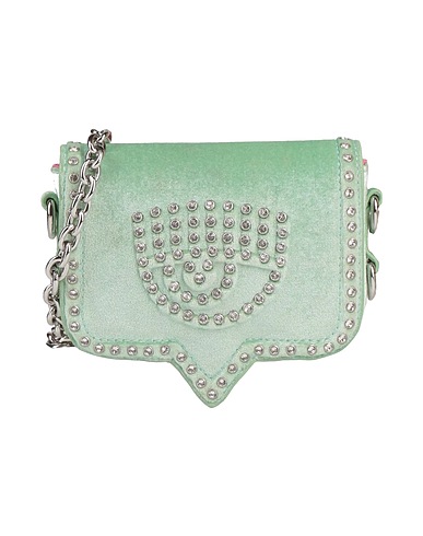CHIARA FERRAGNI Sac bandoulière Vert clair 100% Polyester