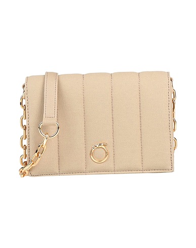 TRUSSARDI Borsa a tracolla Beige 100% Poliestere, Resina poliuretanica