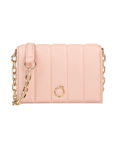 TRUSSARDI Borsa a tracolla Rosa chiaro 100% Poliestere, Resina poliuretanica
