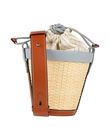 MAISON MARGIELA Across-body bag Vegetable fibre, Cow leather, Goat skin, Cotton, Polyester