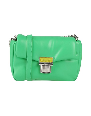 MSGM Across-body bag Green 100% Polyurethane
