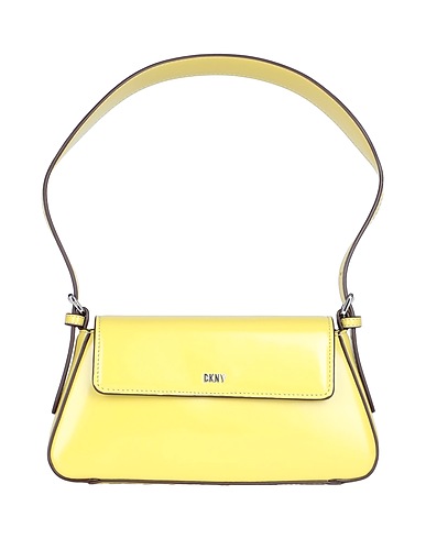DKNY Borsa a mano Verde lime 42% Poliuretano, 40% Poliestere riciclato, 18% Poliuretano riciclato