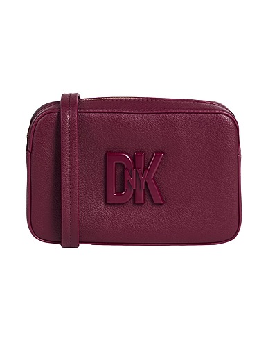 DKNY Borsa a tracolla Bordeaux 100% Pelle di bovino
