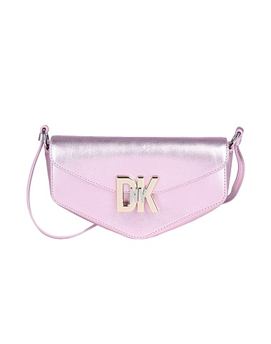 DKNY Across-body bag Mauve 100% Cow leather