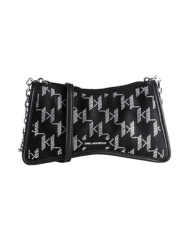 KARL LAGERFELD Across-body bag Black 70% Polyester, 30% Polyurethane