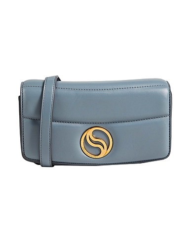 STELLA McCARTNEY Sac bandoulière Bleu clair Fibres textiles
