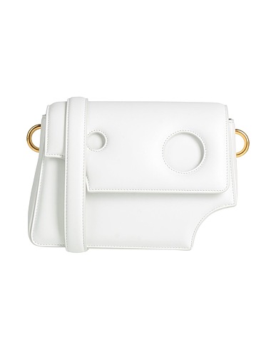 OFF-WHITE™ Borsa a tracolla Avorio 100% Pelle