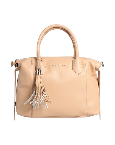 GAëLLE Paris Handbag Beige 100% Polyurethane, Polyester