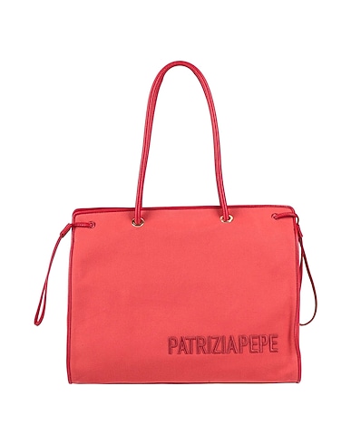 PATRIZIA PEPE Handbag Red 100% Cotton, Polyester