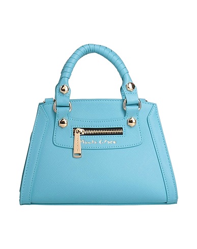 MANILA GRACE Handtasche Tūrkis 100% Polyurethan