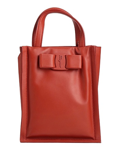 FERRAGAMO Borsa a mano Ruggine Pelle di vitello