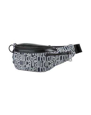 ROBERTO CAVALLI Marsupi Blu 100% Cotone, Pelle di bovino