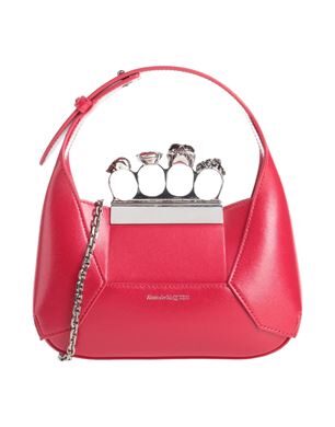 ALEXANDER MCQUEEN ハンドバッグ レッド レディース