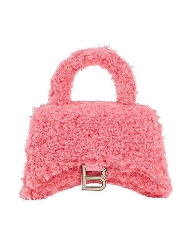 BALENCIAGA Handbag Fuchsia Leather, Synthetic fibers