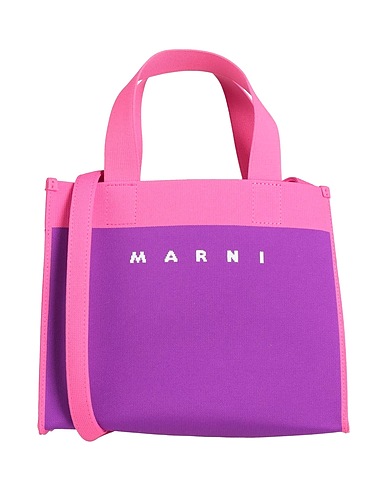 MARNI Handbag Purple Textile fibres