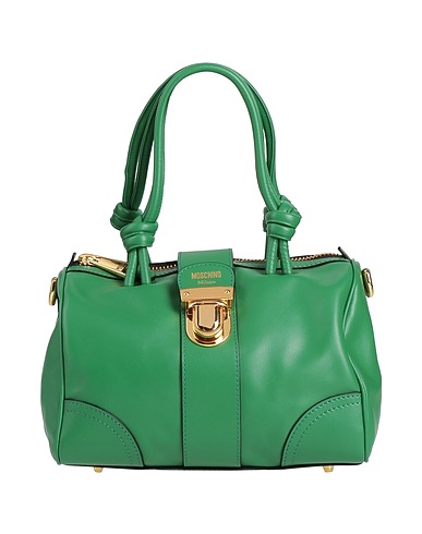MOSCHINO Handbag COUTURE Green Leather