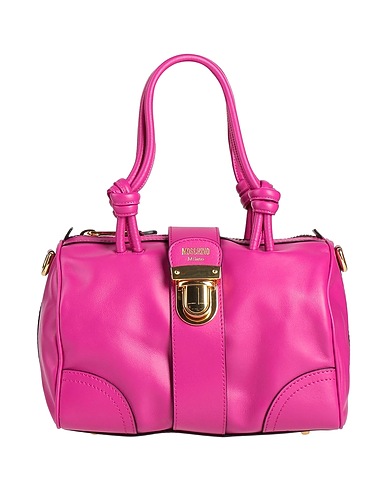 MOSCHINO Handbag COUTURE Mauve Leather