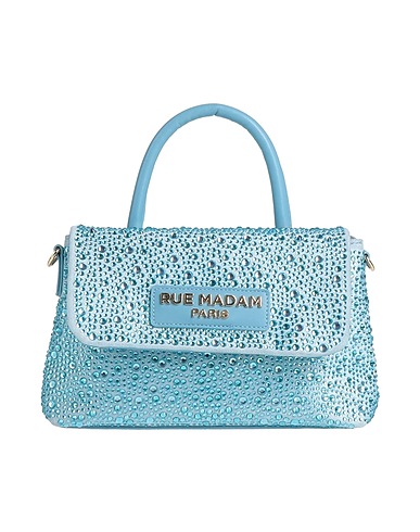 RUE MADAM Borsa a mano Celeste 100% Poliestere