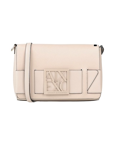 ARMANI EXCHANGE Cross-body bags Sand 100% Polyurethane, Polyester
